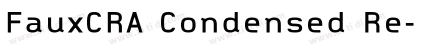 FauxCRA Condensed Re字体转换
